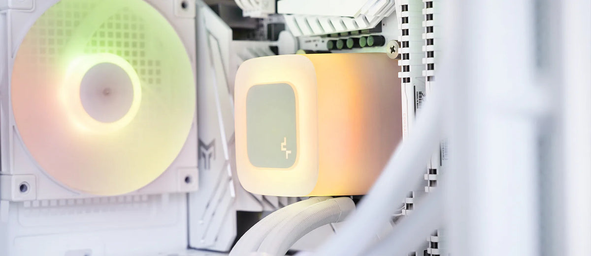 DeepCool LE240 WH V2 240mm ARGB Liquid CPU Cooler - White