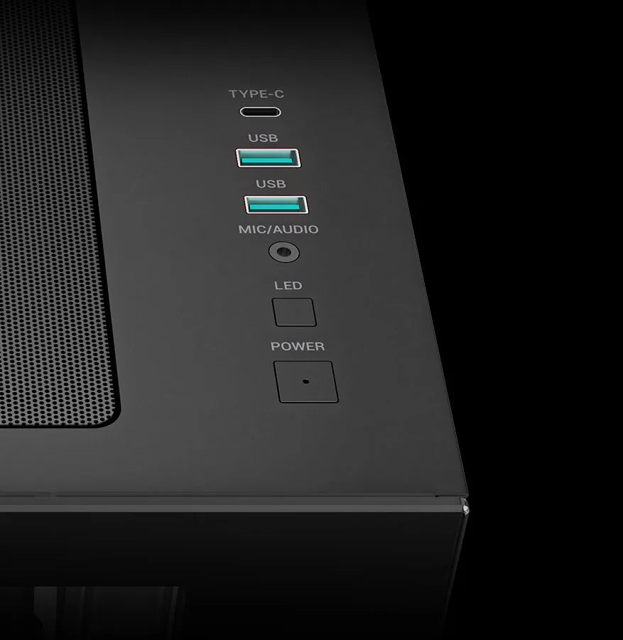 DeepCool CG530 4F Mid-Tower ATX Case Black - 4 ARGB Fans
