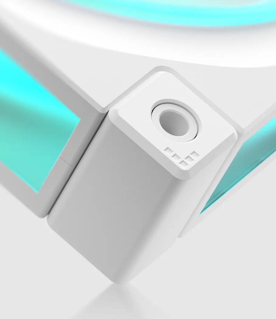 DeepCool FL12R WH 3-Pack 120mm Reverse ARGB PWM Fan - White