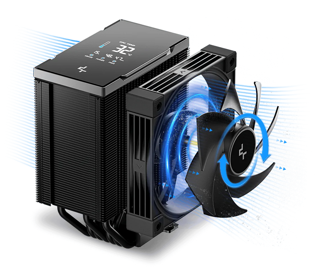 DeepCool AK700 Digital NYX CPU Cooler - 7 Heatpipes, 120mm