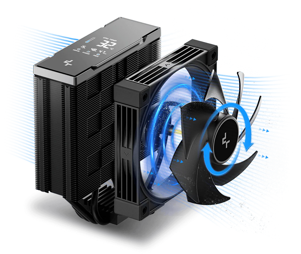 DeepCool AK400 G2 Digital NYX CPU Cooler - 120mm, Black