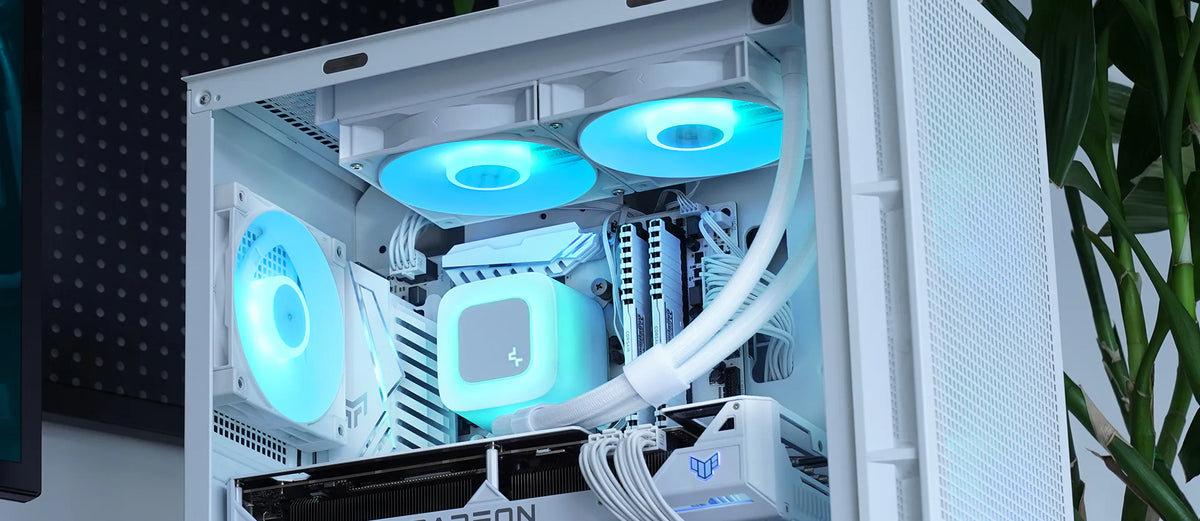 DeepCool LE240 WH V2 240mm ARGB Liquid CPU Cooler - White