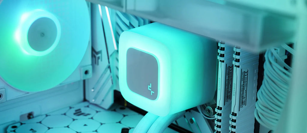DeepCool LE240 WH V2 240mm ARGB Liquid CPU Cooler - White