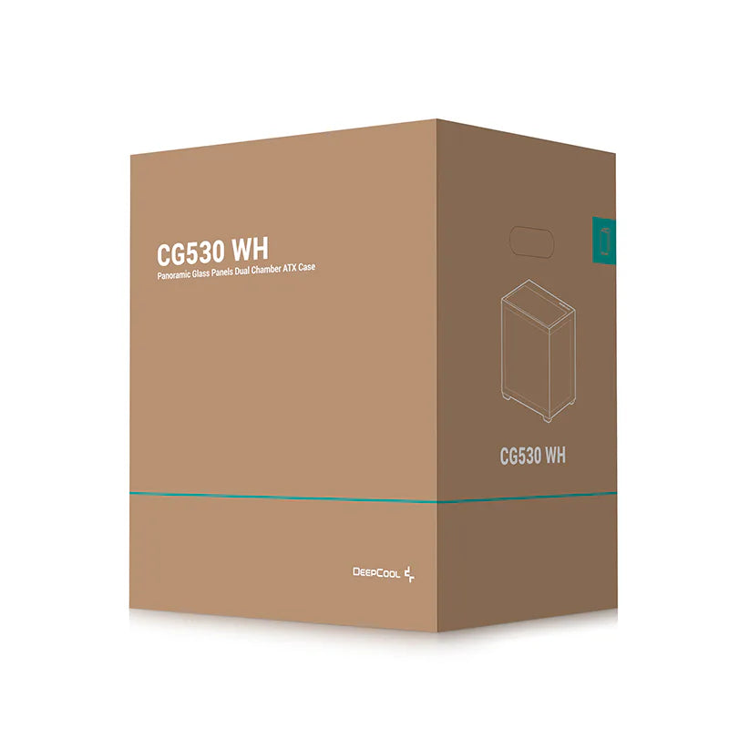 DeepCool CG530 WH White Dual-Chamber ATX Mid-Tower Case
