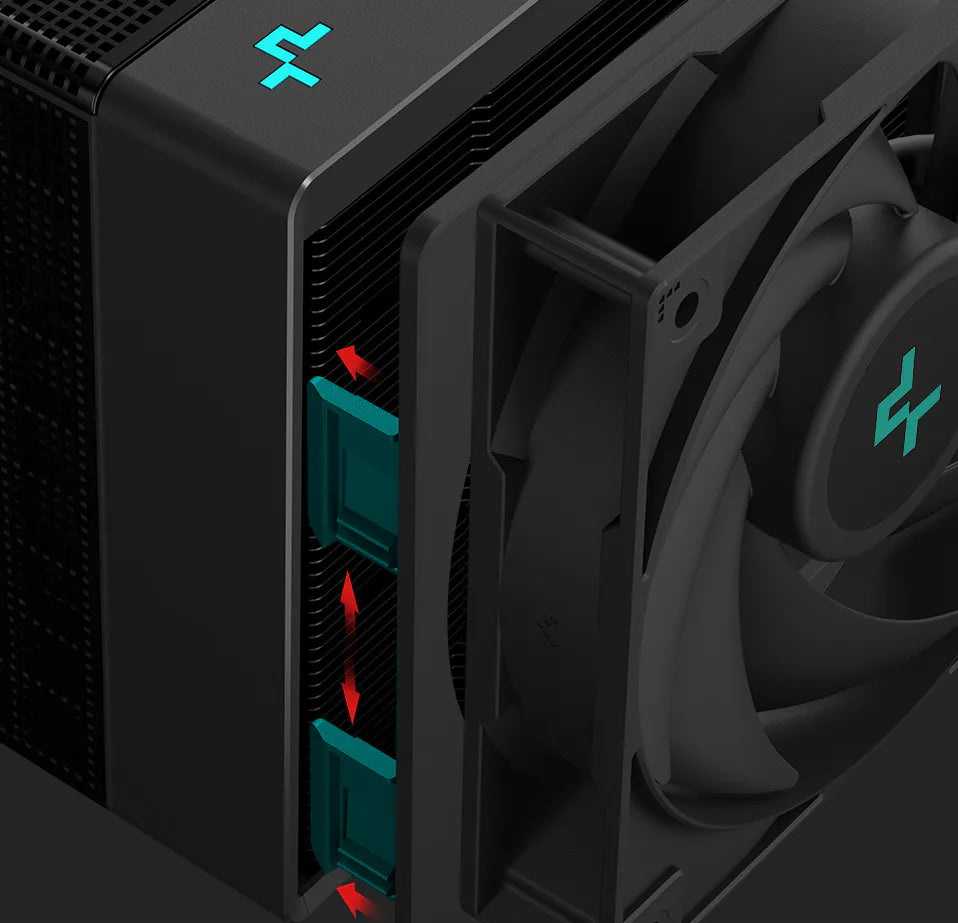 DeepCool ASSASSIN IV CPU Air Cooler - 7 Heat Pipes, 140mm PWM