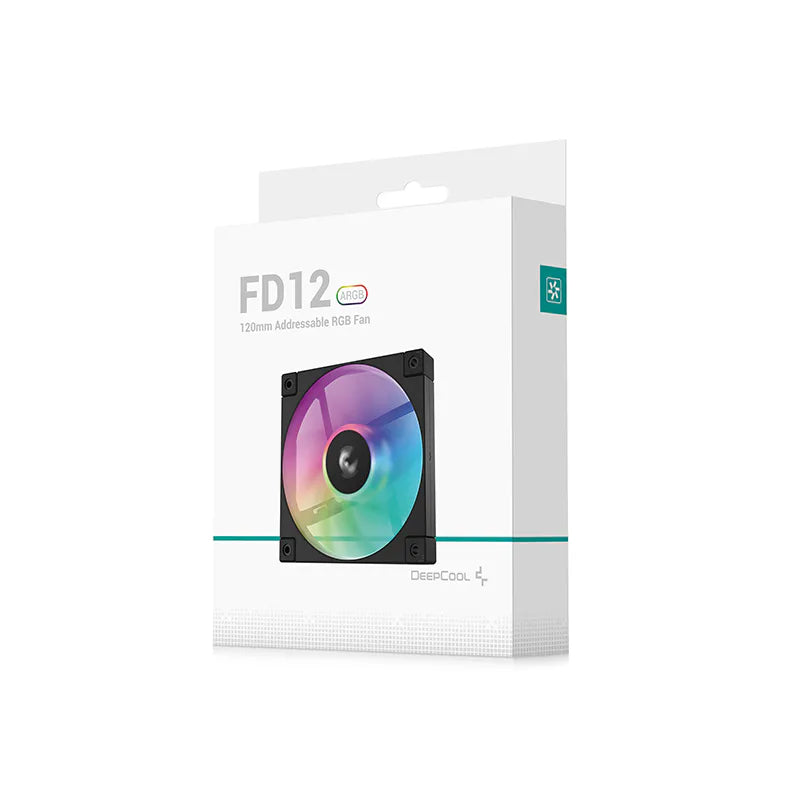 DeepCool FD12 ARGB 120mm Case Fan - PWM, Daisy Chain
