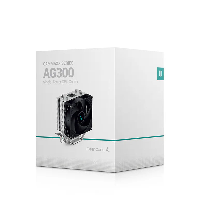 DeepCool AG300 Single Tower CPU Cooler - 92mm PWM, 150W
