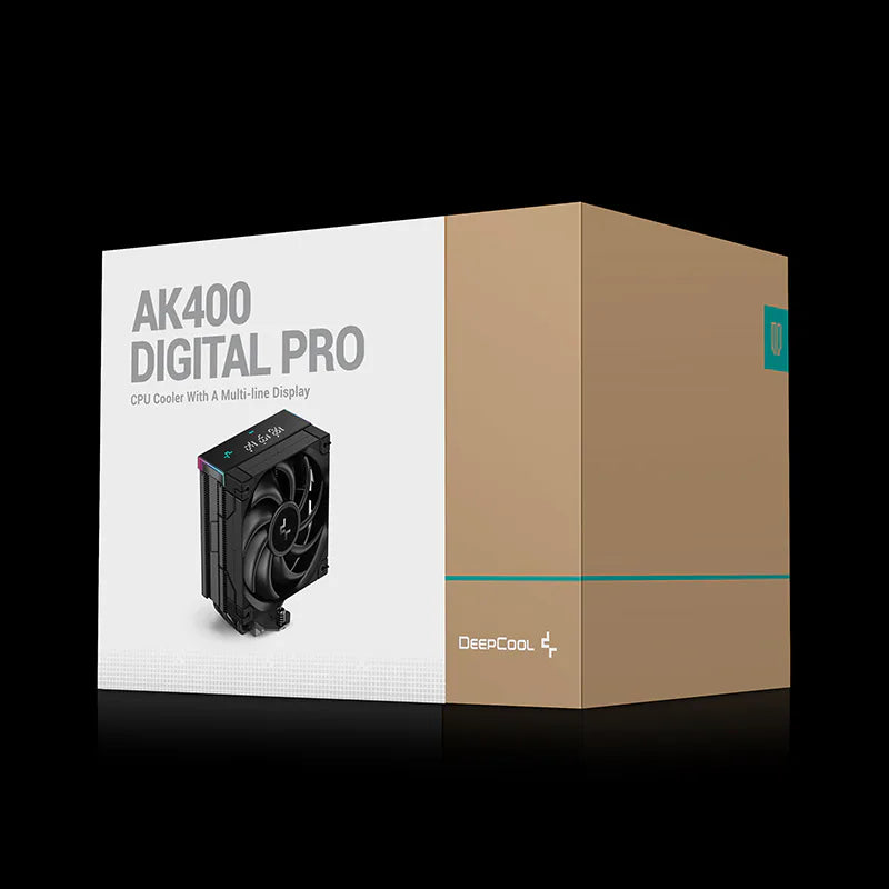 DeepCool AK400 Digital Pro Black CPU Air Cooler - ARGB