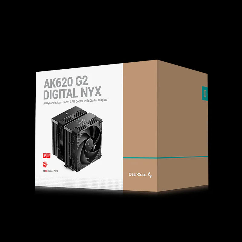 DeepCool AK620 G2 Digital NYX Dual Tower CPU Cooler - Black
