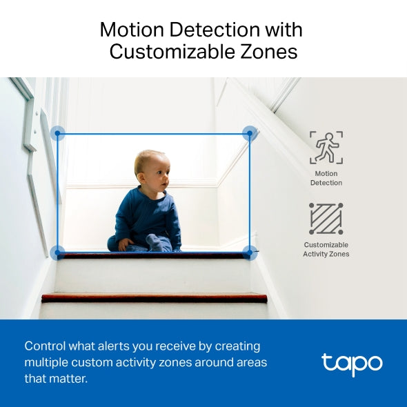 Pan/Tilt Home Security Wi-Fi Camera 6