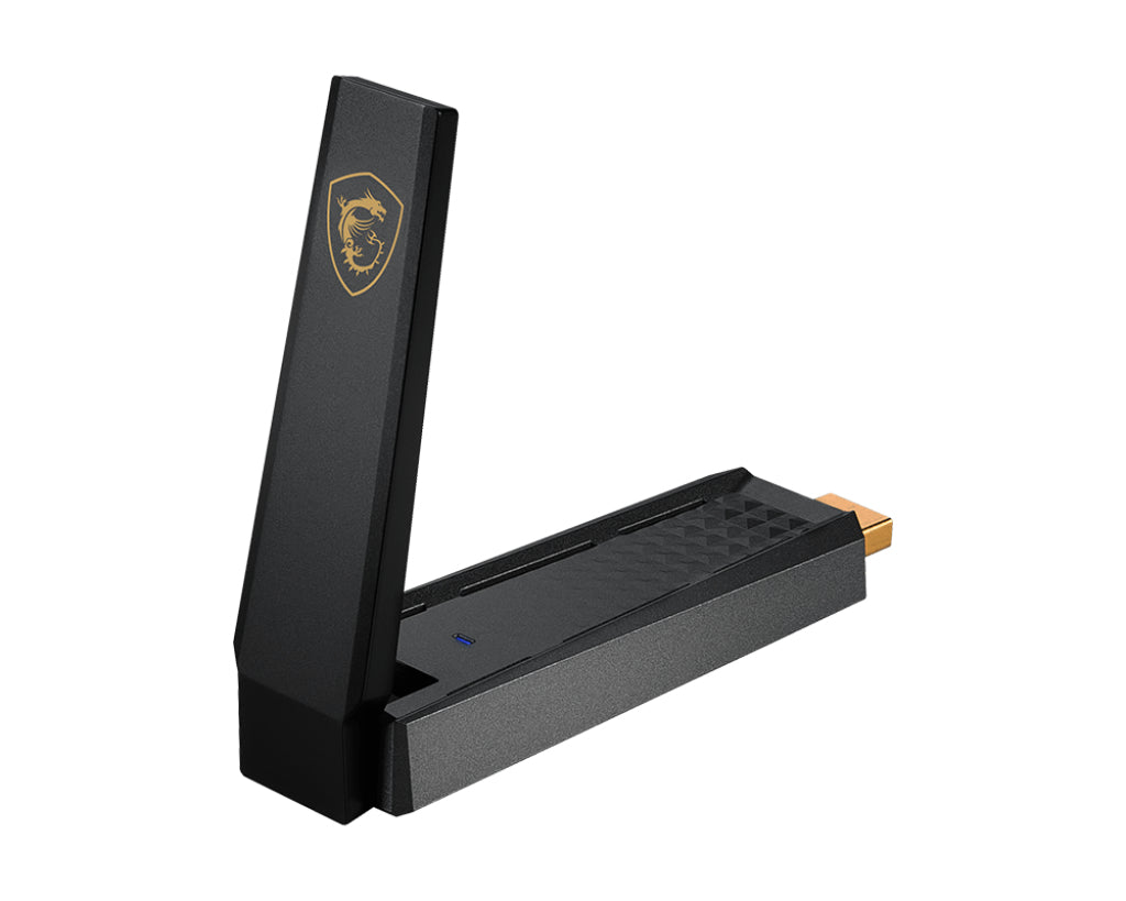 MSI AXE5400 WiFi 6E USB Adapter - Tri-Band, 5400 Mbps