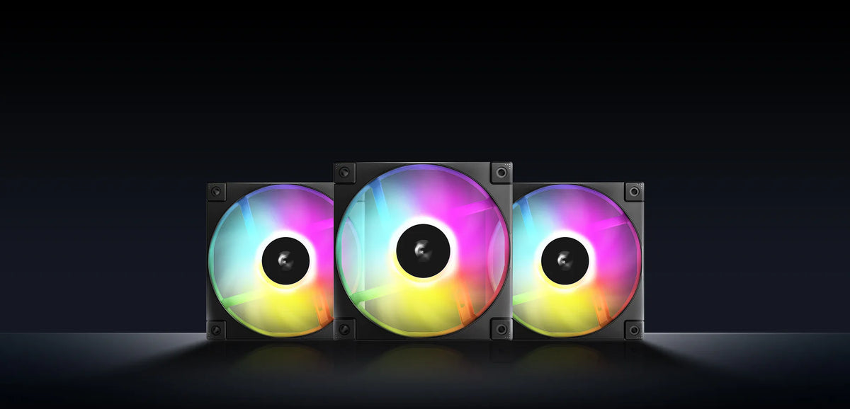 DeepCool FD12 ARGB 120mm Case Fans - 3-Pack, PWM, Daisy Chain