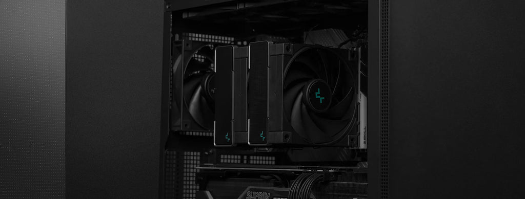 DeepCool AK620 Zero Dark CPU Cooler - Dual Tower, 260W TDP