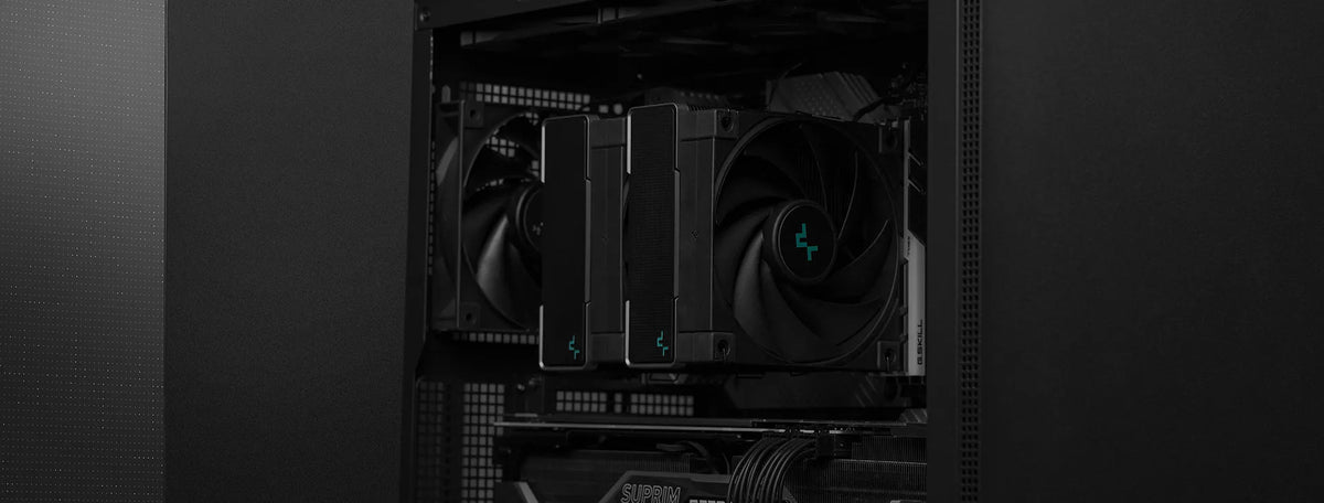 DeepCool AK620 Zero Dark CPU Cooler - Dual Tower, 260W TDP