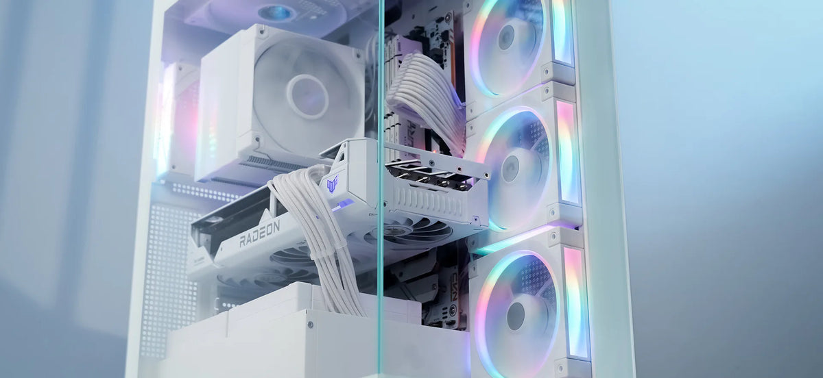 DeepCool FL12R WH 3-Pack 120mm Reverse ARGB PWM Fan - White