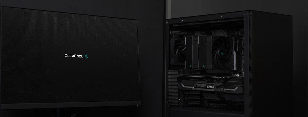 DeepCool AK620 Zero Dark CPU Cooler - Dual Tower, 260W TDP