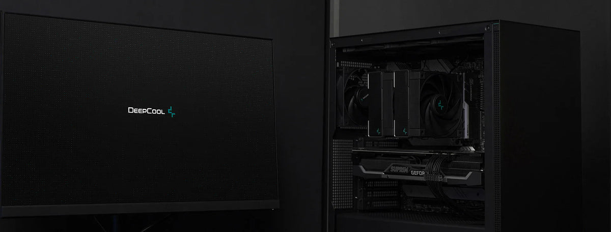 DeepCool AK620 Zero Dark CPU Cooler - Dual Tower, 260W TDP