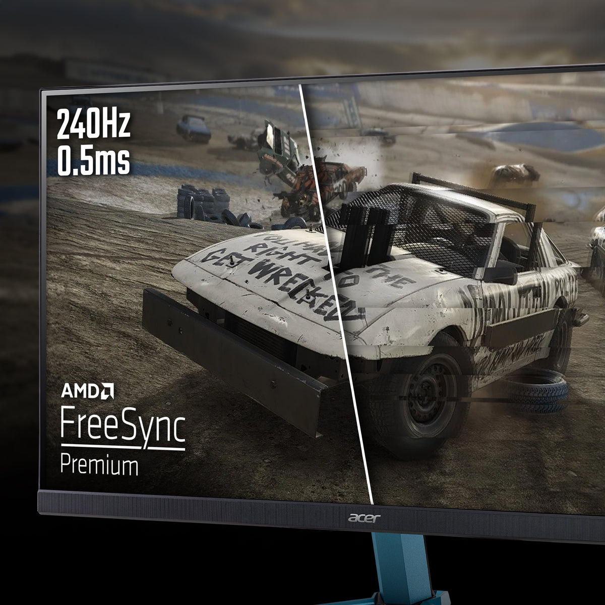 Acer Nitro VG272UW2BMIIPX 27 QHD 240Hz IPS Gaming Monitor