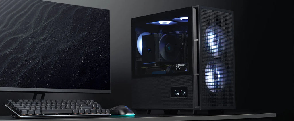 DeepCool CH360 Digital Black mATX Mid Tower Case - ARGB