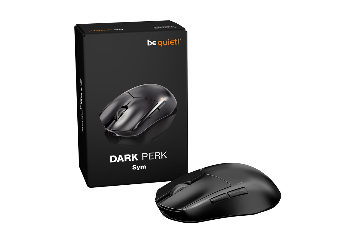 be quiet! DARK PERK SYM Mouse - Angle view