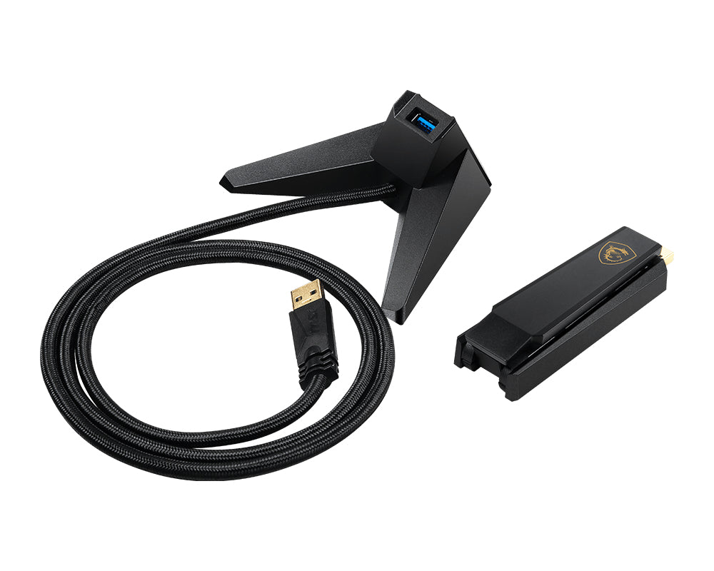 MSI AXE5400 WiFi 6E USB Adapter - Tri-Band, 5400 Mbps