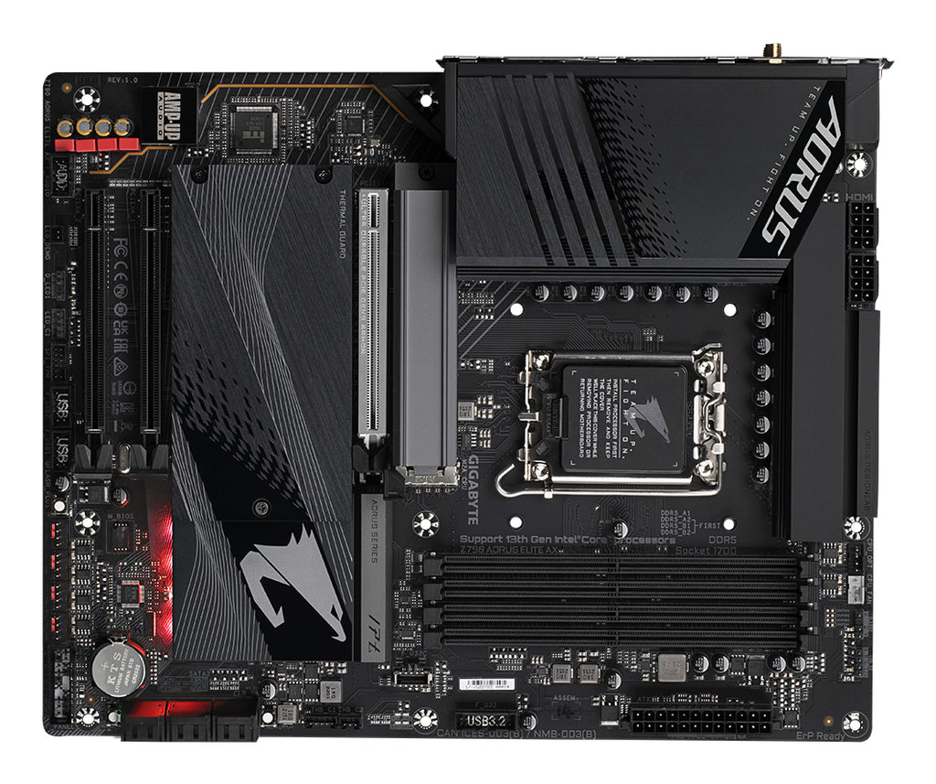 Gigabyte Z790 AORUS ELITE AX DDR5 Wi-Fi 6E ATX Motherboard
