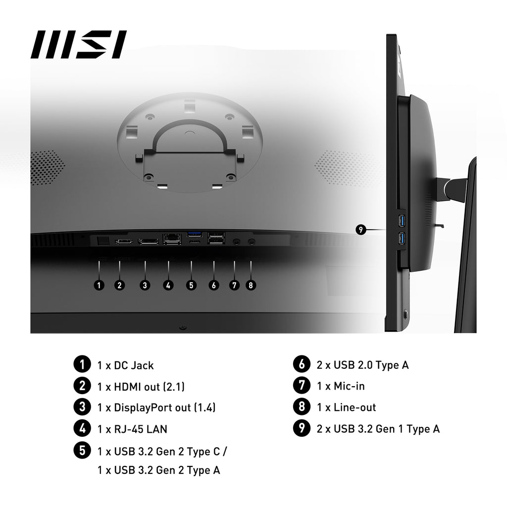 MSI PRO AP242P 14M Barebones AIO PC - Core i5-14400