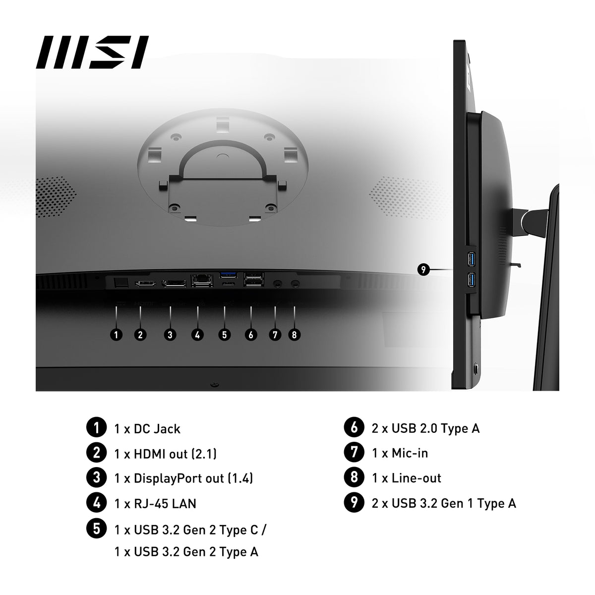 MSI PRO AP242P 14M Barebones AIO PC - Core i5-14400