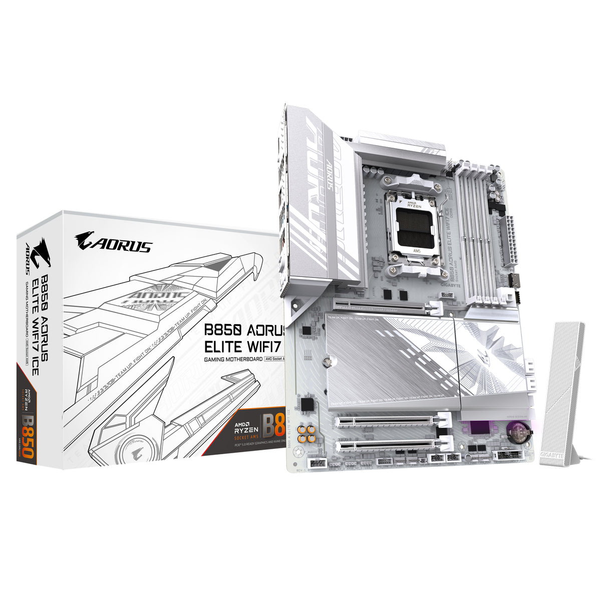 Gigabyte B850 AORUS Elite WiFi7 ICE AM5 ATX Motherboard