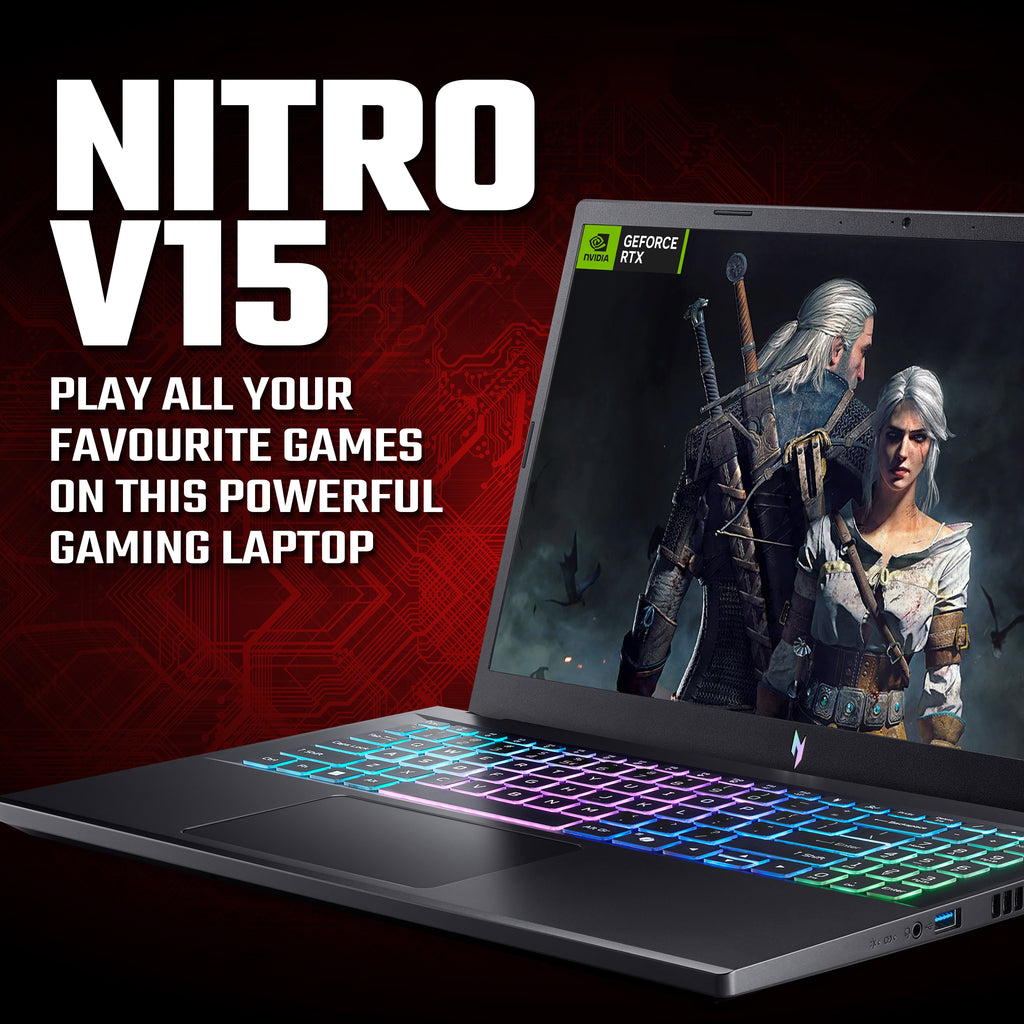 Acer Nitro V 15 AMD Ryzen 7 RTX 5060 16GB 512GB Laptop