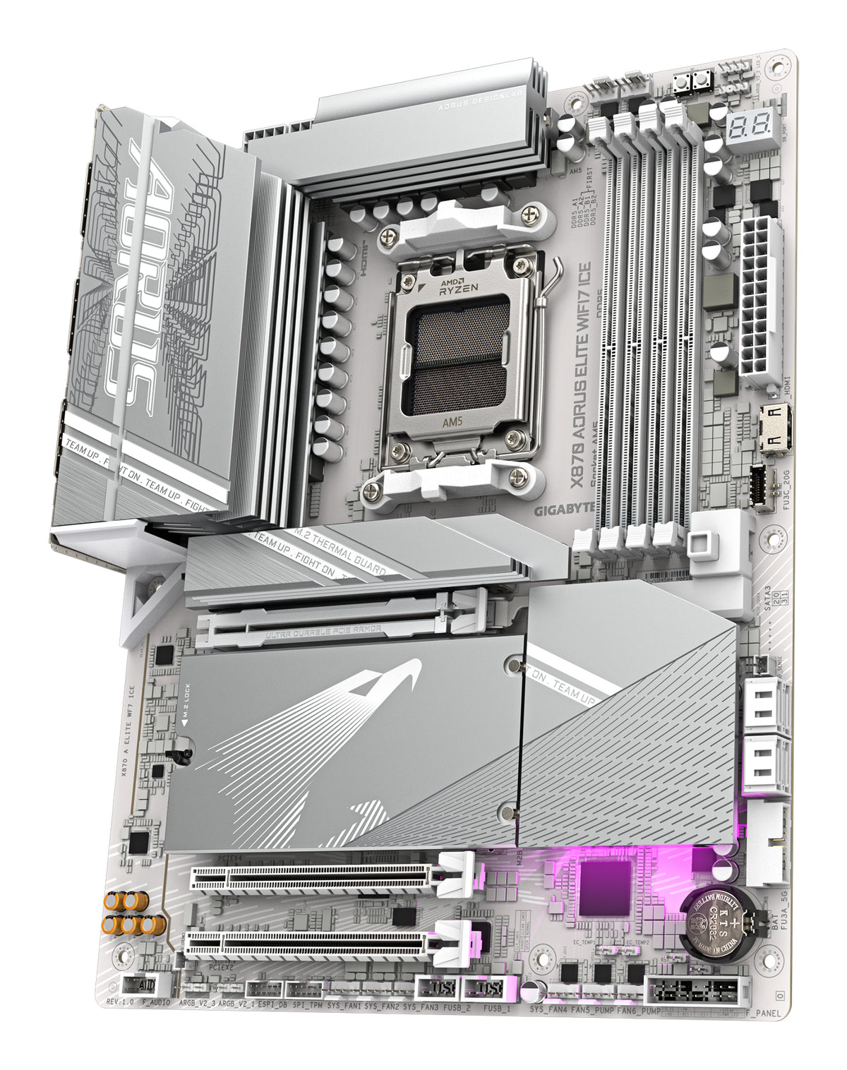 Gigabyte X870 AORUS ELITE WIFI7 ICE AM5 ATX Motherboard