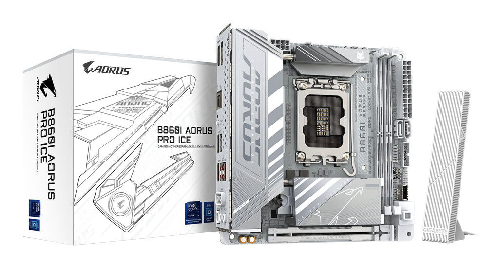 Gigabyte B860I AORUS PRO ICE LGA1851 Mini-ITX Motherboard
