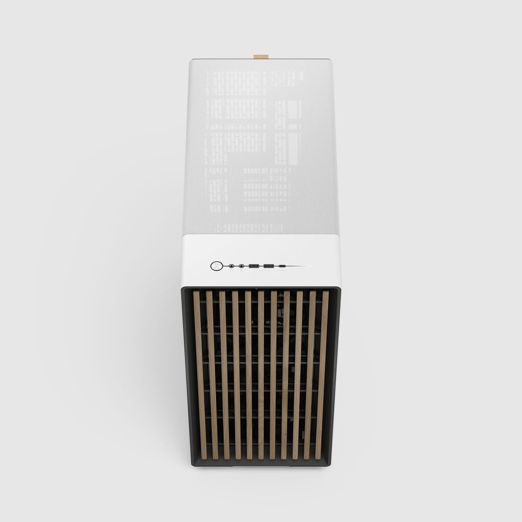 Fractal Design North XL Chalk White TG Clear E-ATX PC Case
