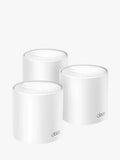 TP-Link Deco X1500 Whole Home Mesh Wi-Fi System with Built-In Antivirus, AX1500, Pack of 3, White