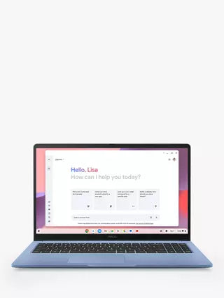 Product image 9 of 11, which shows ASUS Chromebook CX15 Laptop, Intel N50 Processor, 4GB RAM, 64GB eMMC, 15.6” Full HD, Grey