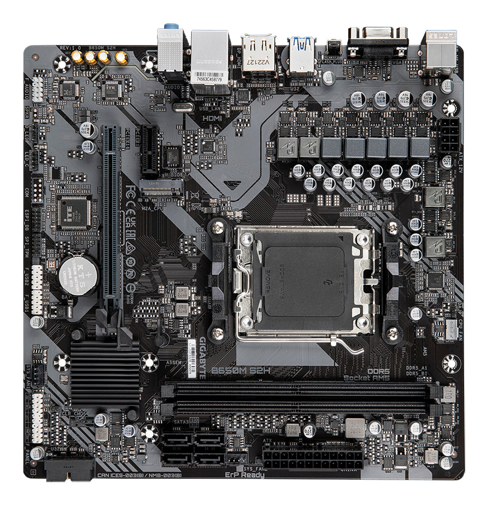 Gigabyte B650M S2H AMD AM5 Micro-ATX DDR5 Motherboard