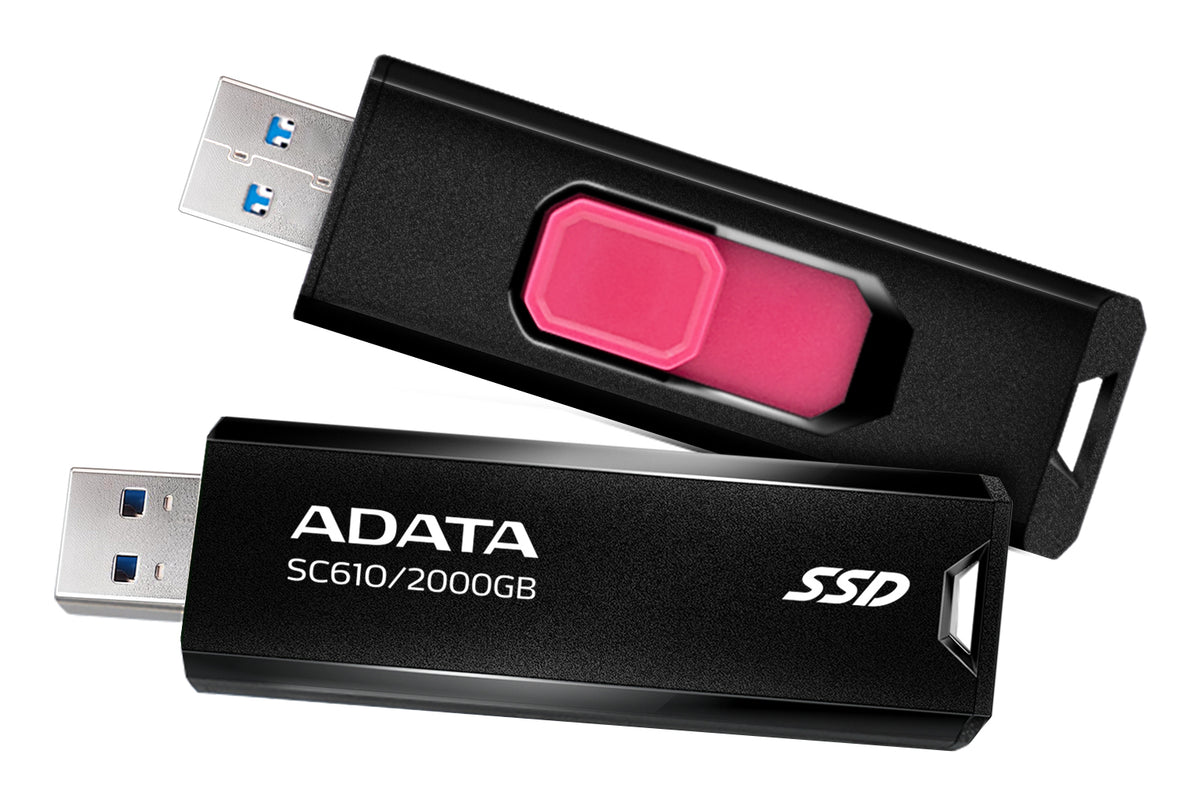 ADATA SC610 2TB External SSD - USB 3.2 Gen2, 550MB/s