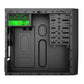 CiT Elite Micro Tower Black PC Case with 500W PSU