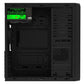 CiT Jet Stream Mid Tower Case Black Silver 500W PSU