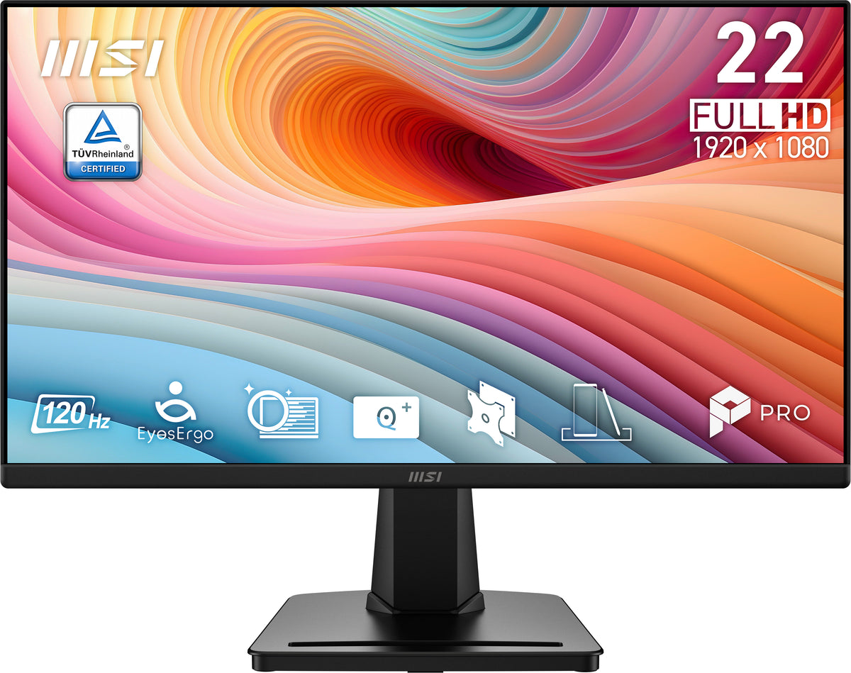 MSI PRO MP225 E12VL 22" FHD 120Hz VA Business Monitor