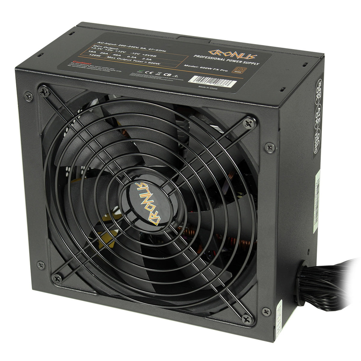 Cronus FX PRO 600W 80 PLUS Bronze Non-Modular PSU - CRONUS-600ATV – view 7