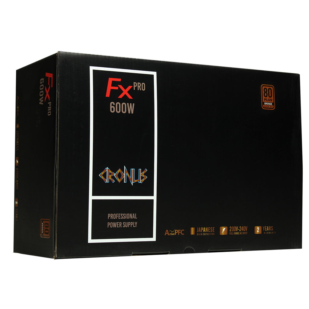 Cronus FX PRO 600W 80 PLUS Bronze Non-Modular PSU - CRONUS-600ATV – view 10