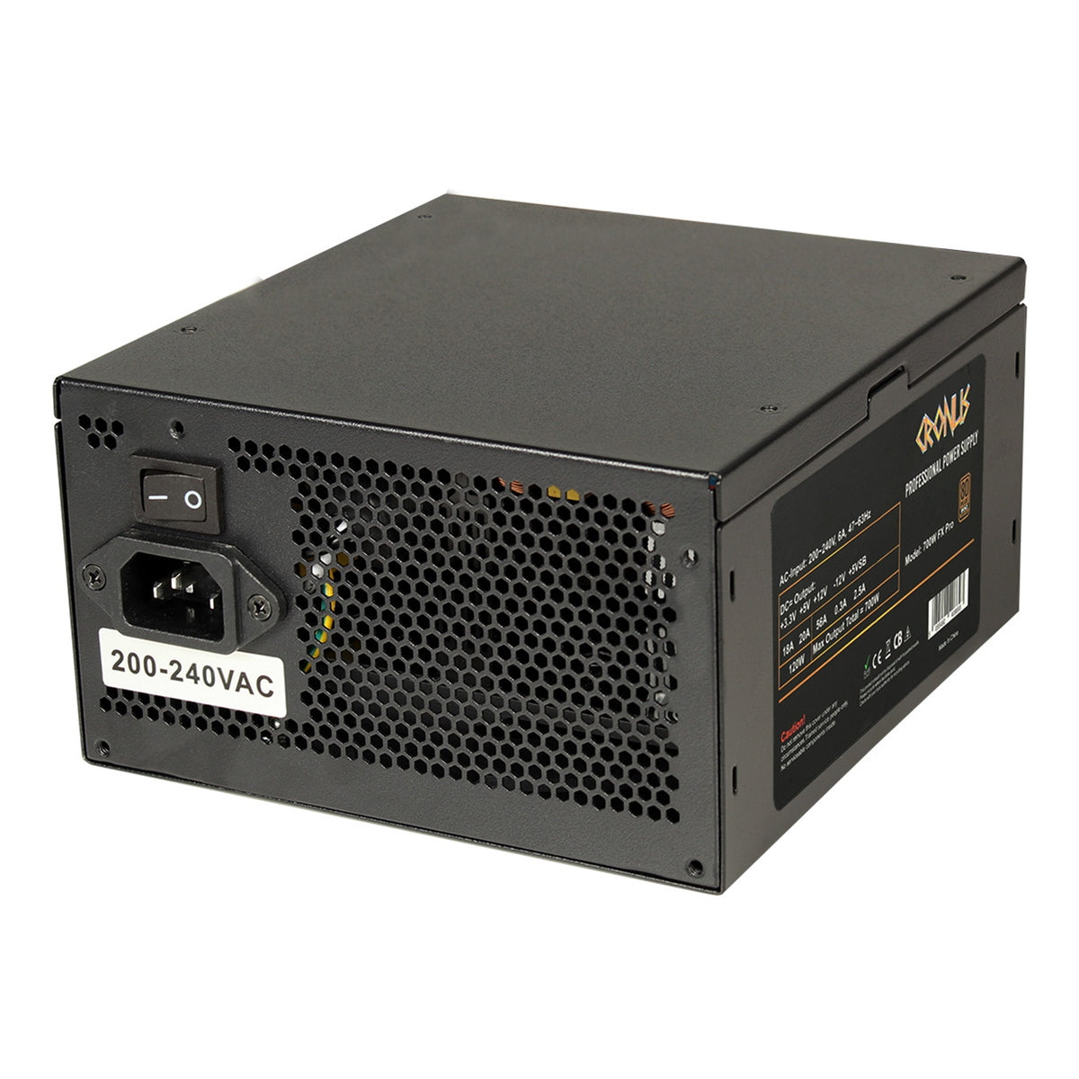 Cronus 700ATV FX Pro 700W PSU - 80 Plus Bronze, Non Modular – view 4