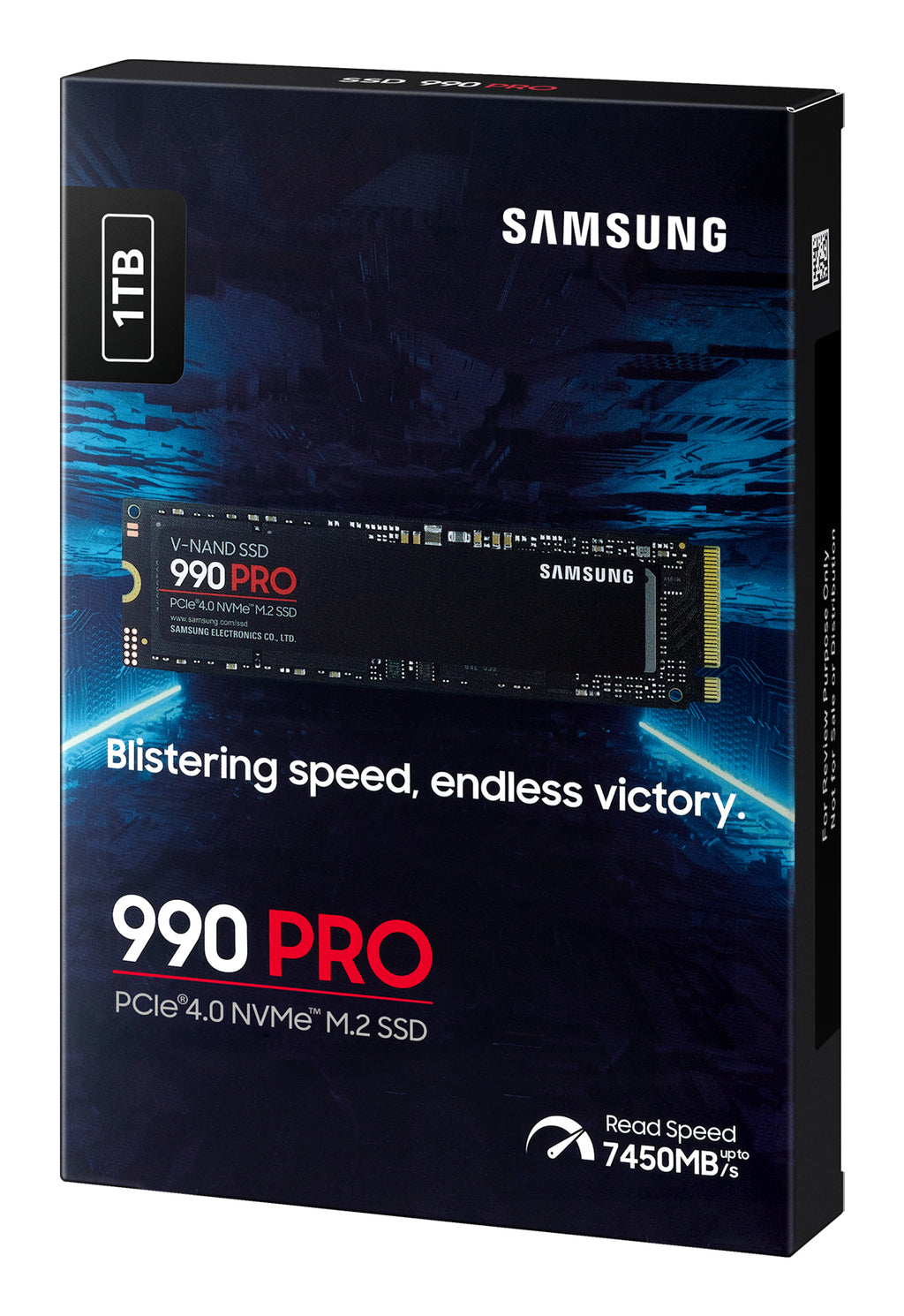 Samsung 990 PRO NVMe SSD PCIe Gen4 M.2 – 1TB, 2TB, 4TB