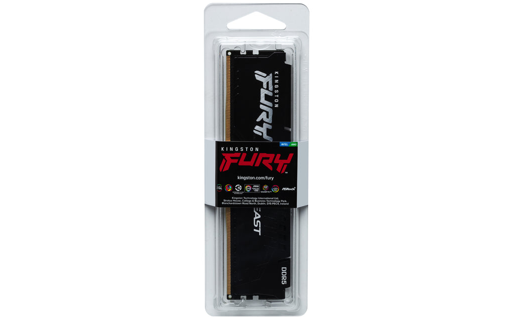 Kingston FURY Beast 16GB DDR5 5600MT/s CL40 Black XMP DIMM