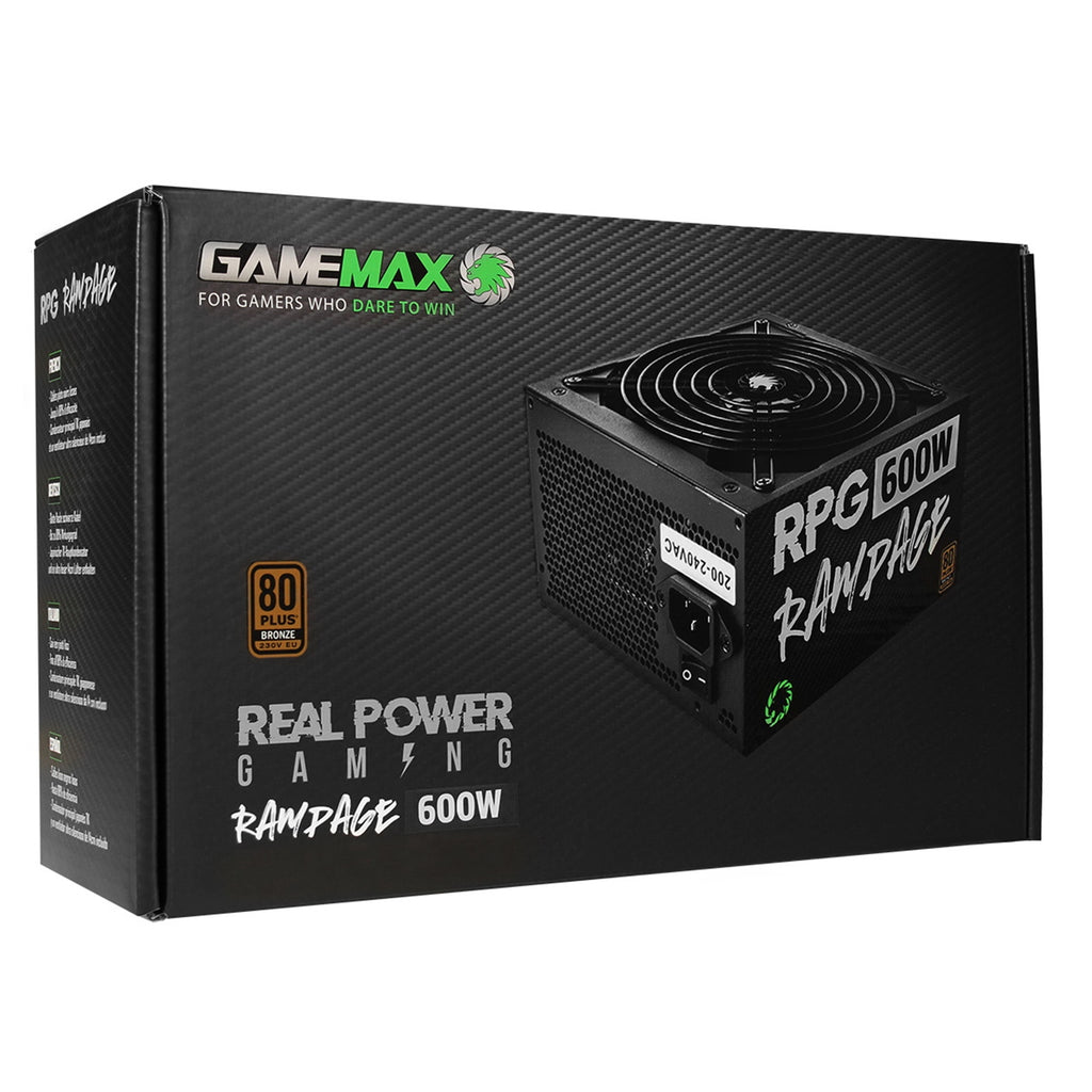 GAMEMAX RPG Rampage 600W 80 Plus Bronze Non-Modular PSU – view 10