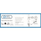 piXL Single Monitor Arm – up to 32 inch VESA, 10kg, Cable Management