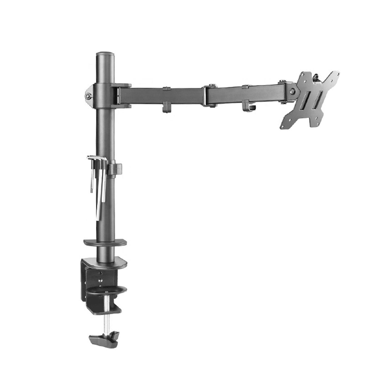 piXL Single Monitor Arm – up to 32 inch VESA, 10kg, Cable Management
