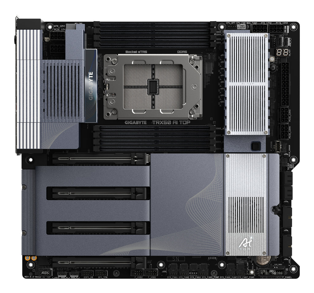Gigabyte TRX50 AI TOP-2B sTR5 E-ATX Motherboard Wi-Fi 7