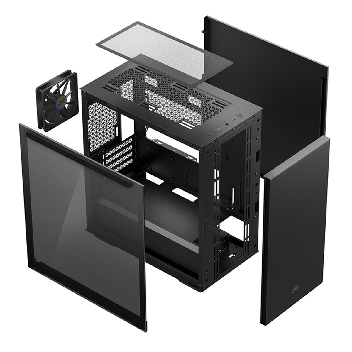 DeepCool MACUBE 110 Black Micro ATX Mini-ITX Tower Case